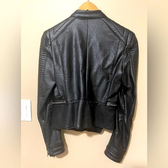 Zara Basic Faux Leather Jacket XS - Picture 7 of 7